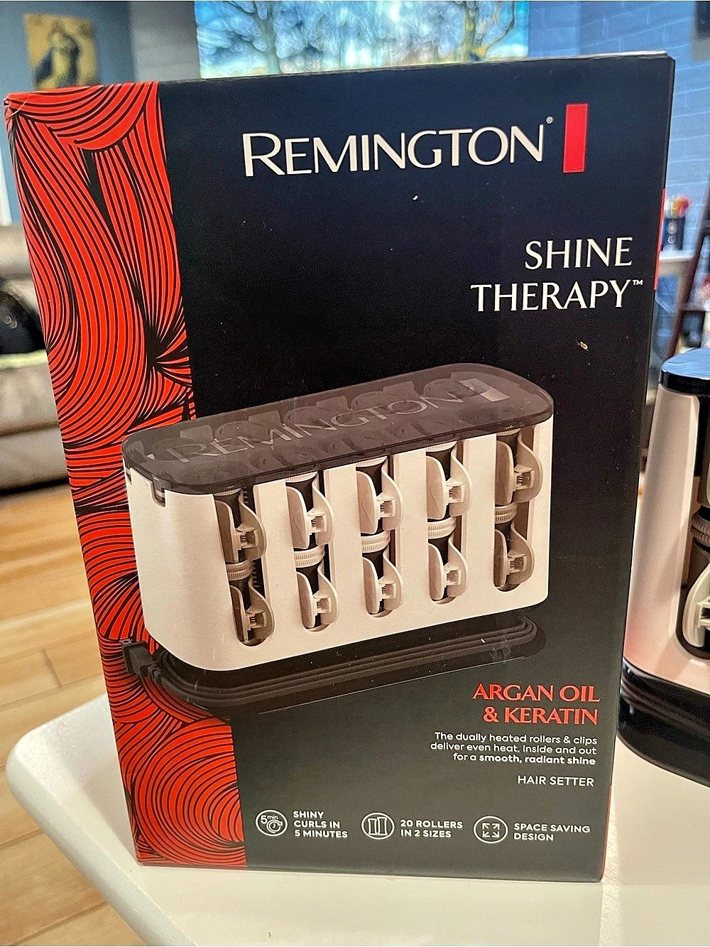 Remington Shine Therapy Hair Setter Argan Oil & Keratin Hair Setter Open Box